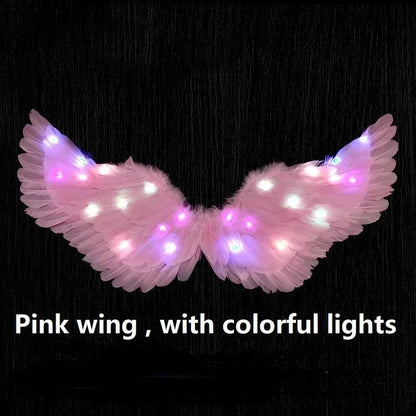 LED Light Up White Butterfly Fairy Wings - Cake Pops Parties