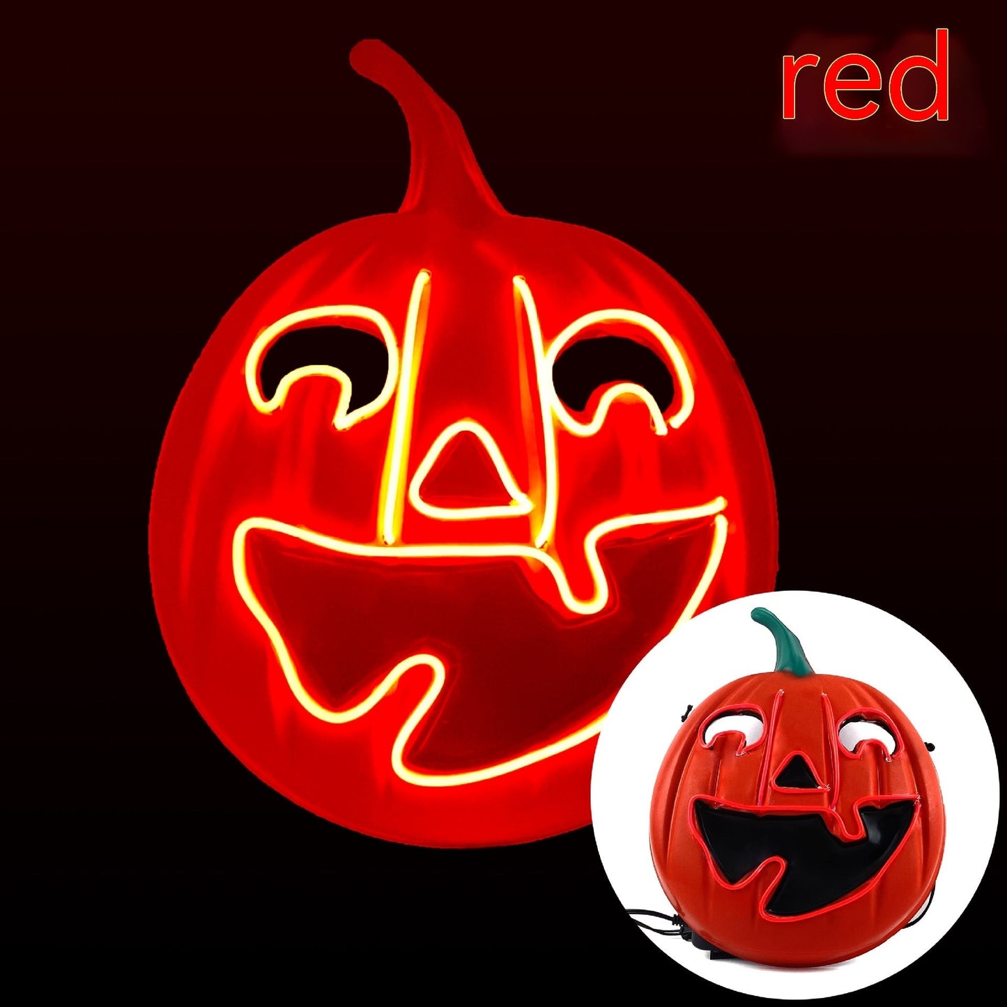 LED Luminous Halloween Mask - Cake Pops Parties