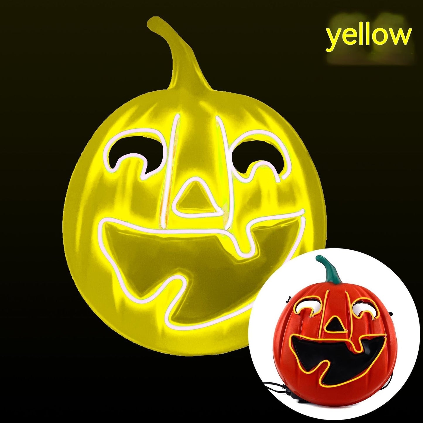 LED Luminous Halloween Mask - Cake Pops Parties