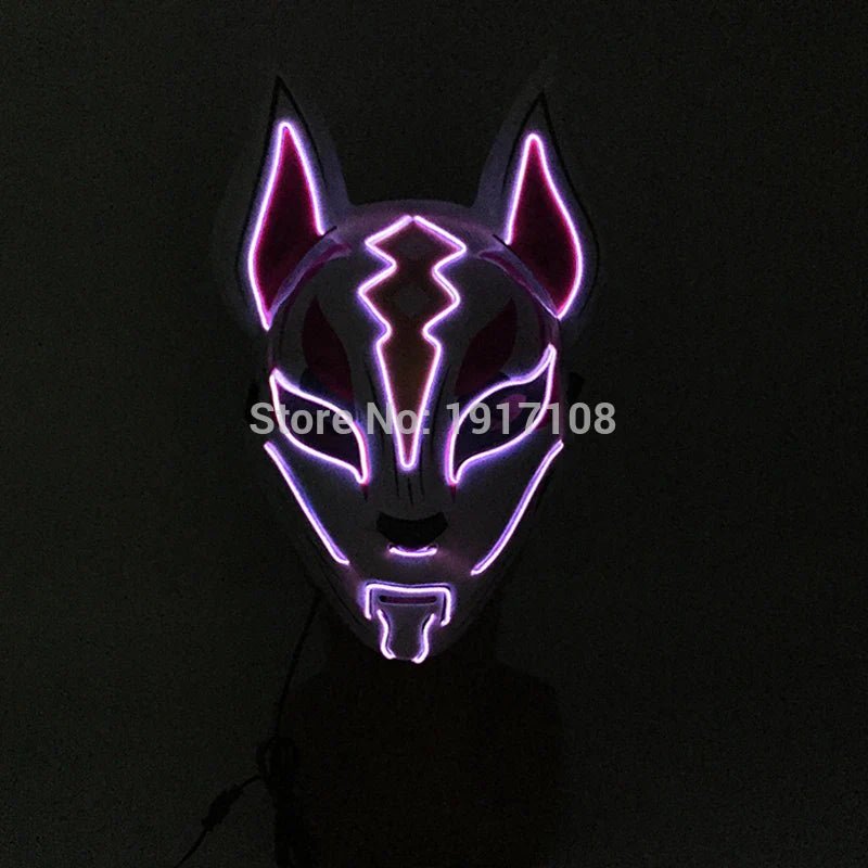LED Neon Halloween Horror Mask - Cake Pops Parties