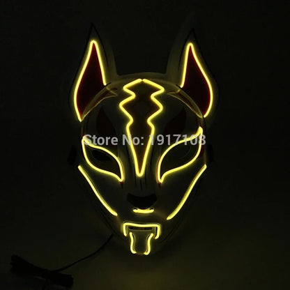 LED Neon Halloween Horror Mask - Cake Pops Parties