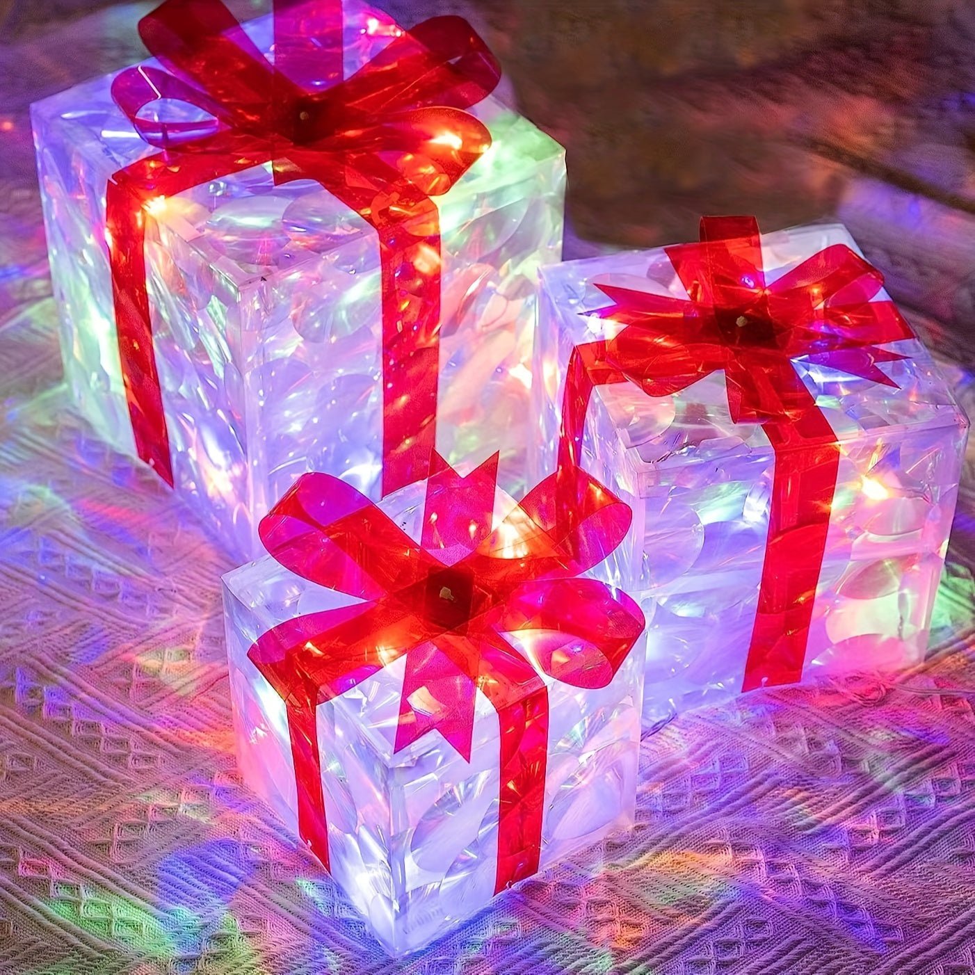 Light Up Christmas Gift Box Set - Cake Pops Parties