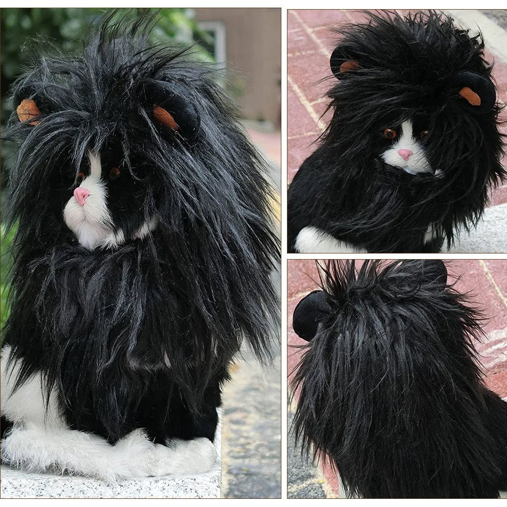 Lion Headgear Pet Halloween Costume - Cake Pops Parties