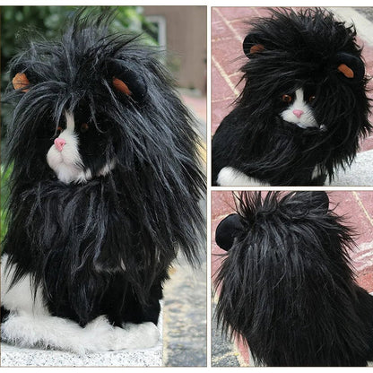 Lion Headgear Pet Halloween Costume - Cake Pops Parties