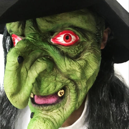 Long Hair Grimace Witch Mask - Cake Pops Parties
