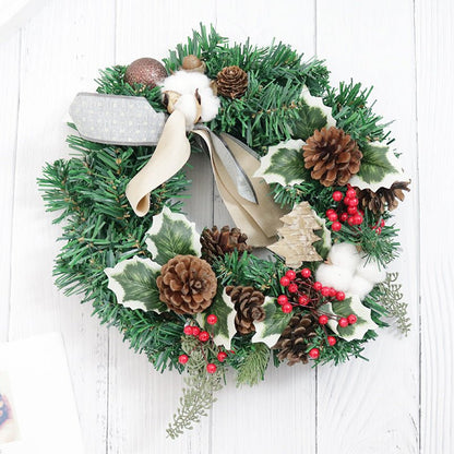 Luxurious Christmas PVC Wreath - Cake Pops Parties