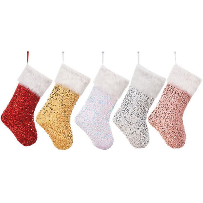 Luxurious Sequin Christmas Stockings - Cake Pops Parties