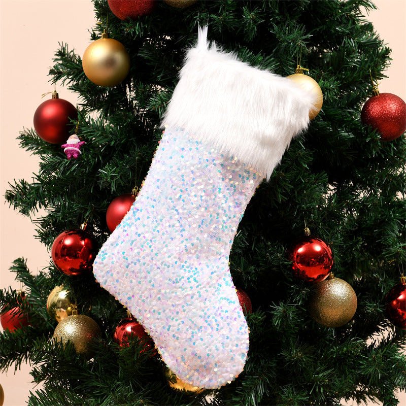 Luxurious Sequin Christmas Stockings - Cake Pops Parties