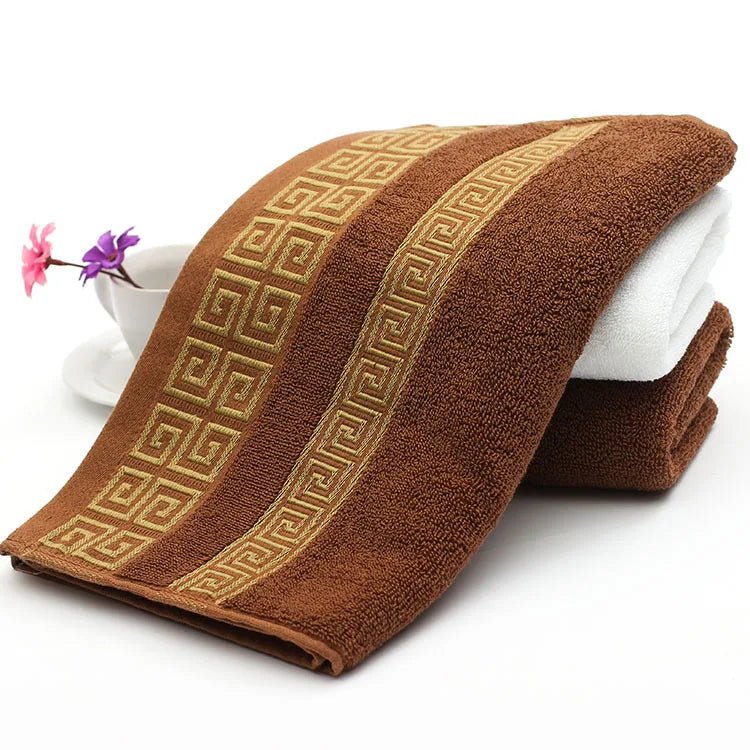 Luxury 100% Cotton Face & Bath Towels Set - Cake Pops Parties