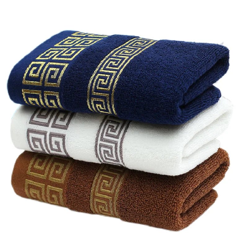 Luxury 100% Cotton Face & Bath Towels Set - Cake Pops Parties