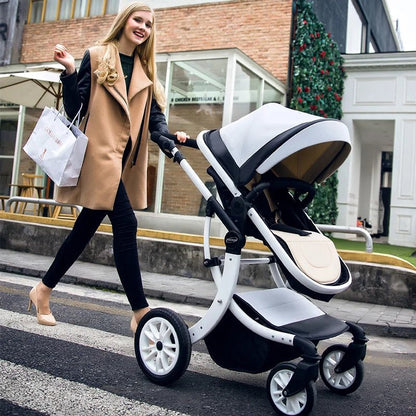Luxury 3 - in - 1 Baby Stroller with Car Seat - Cake Pops Parties