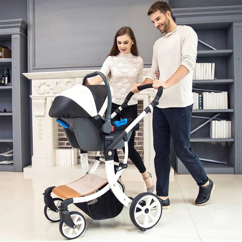 Luxury 3 - in - 1 Baby Stroller with Car Seat - Cake Pops Parties