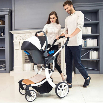 Luxury 3 - in - 1 Baby Stroller with Car Seat - Cake Pops Parties