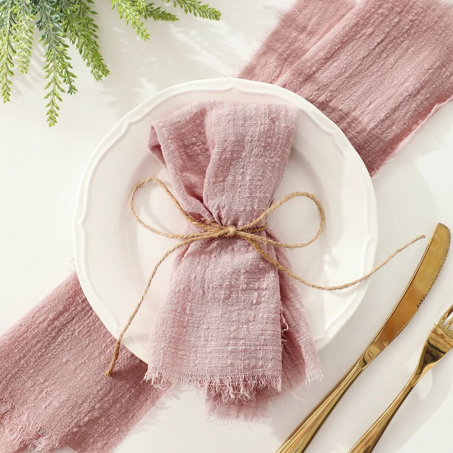 Luxury Cotton Gauze Crepe Napkins 42x42cm - Cake Pops Parties