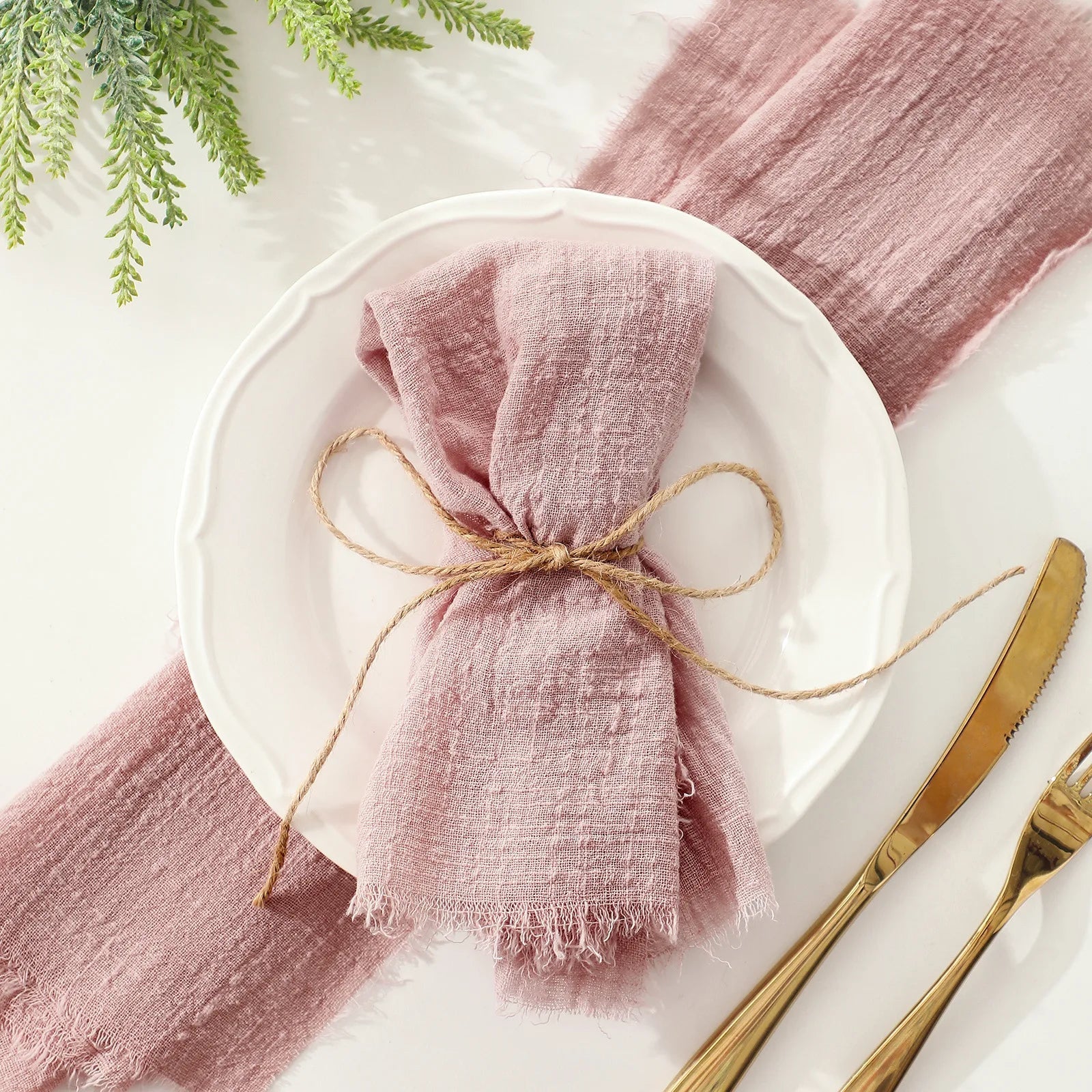 Luxury Cotton Gauze Crepe Napkins 42x42cm - Cake Pops Parties