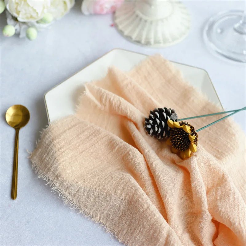 Luxury Cotton Gauze Crepe Napkins 42x42cm - Cake Pops Parties
