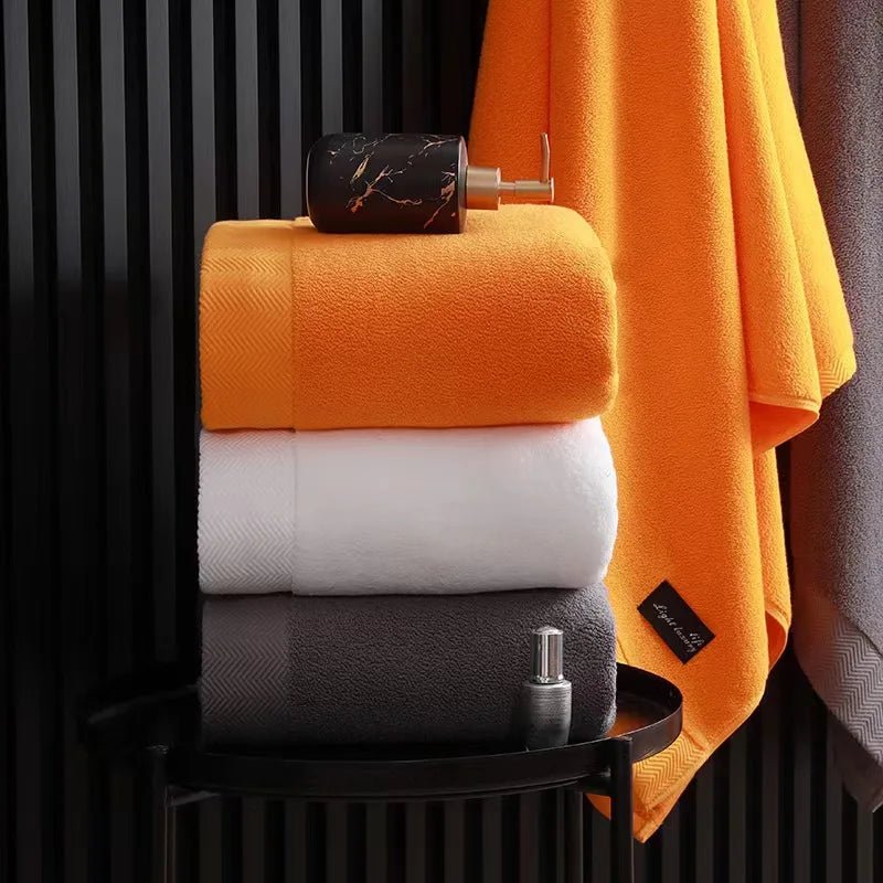 Luxury White Cotton Towel Set - Cake Pops Parties
