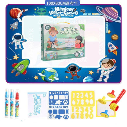 Magic Water Drawing Mat - Educational Fun - Cake Pops Parties