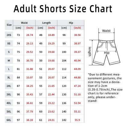 Men’s Quick - Dry Tropical Palm Tree Beach Shorts with Pockets | Swim Trunks - Cake Pops Parties