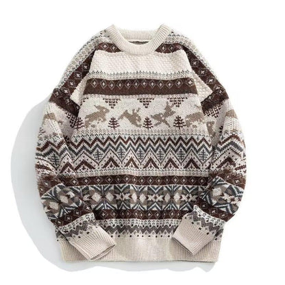 Men's Retro Christmas Sweater - Cake Pops Parties