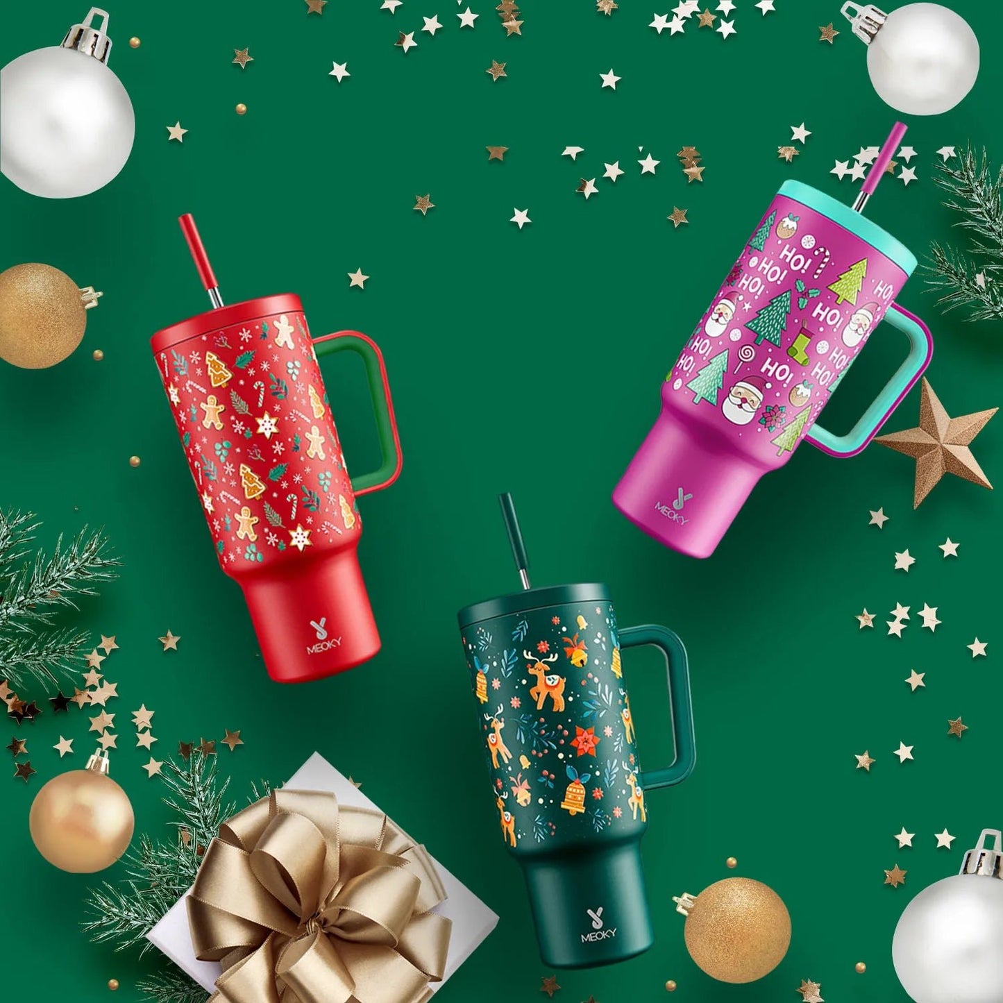 Meoky 40oz Stainless Steel Insulated Tumbler - Cake Pops Parties