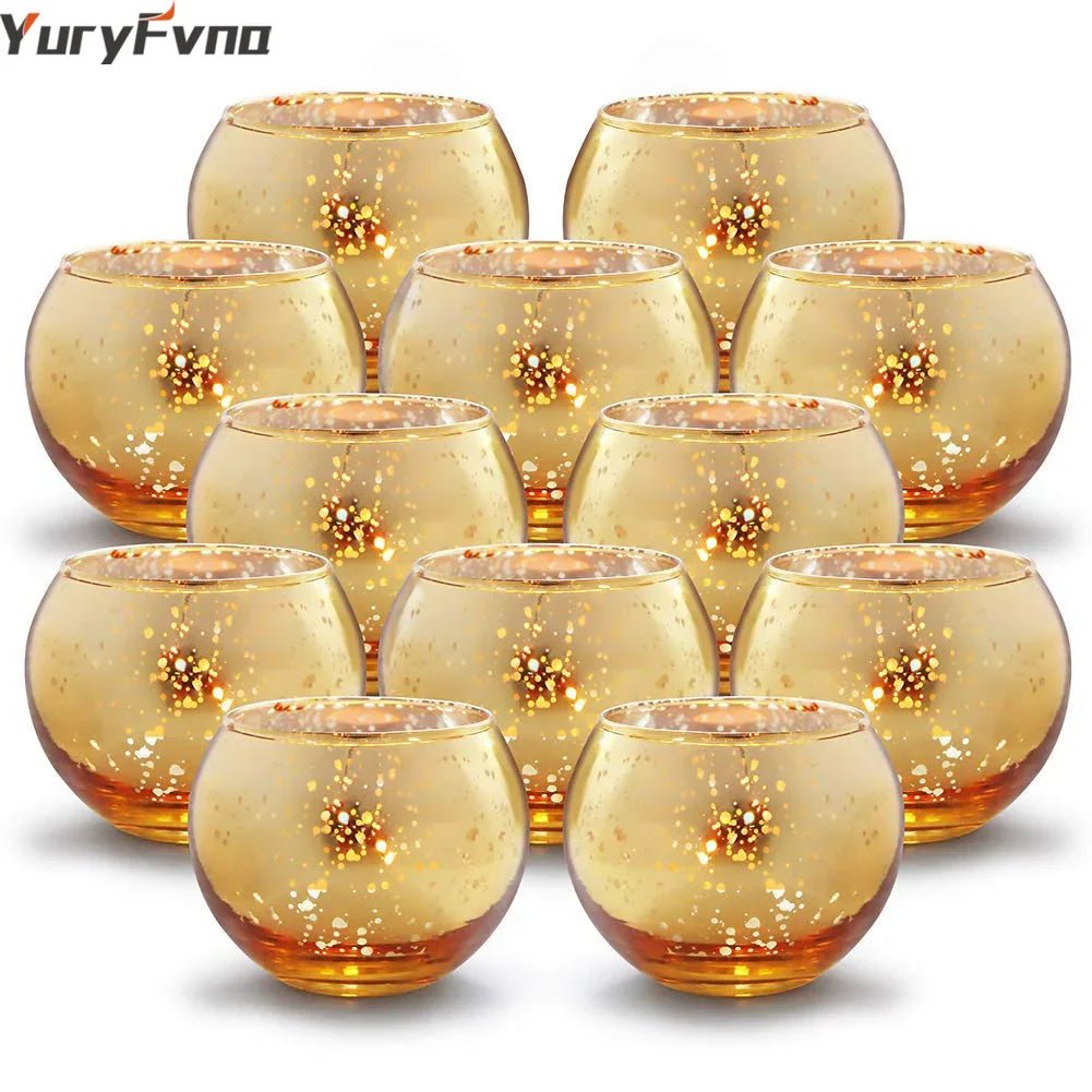 Mercury Glass Candle Holders Home Décor - Cake Pops Parties