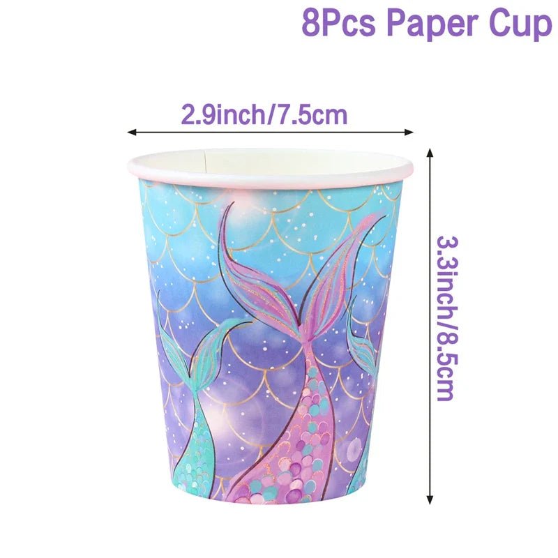 Mermaid Party Supplies Set - Cake Pops Parties