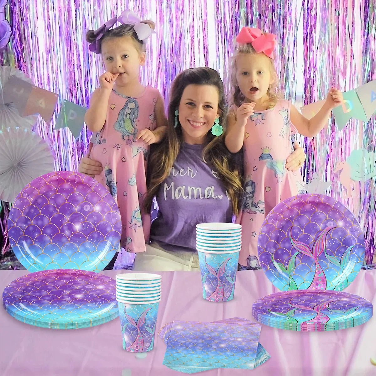 Mermaid Party Supplies Set - Cake Pops Parties