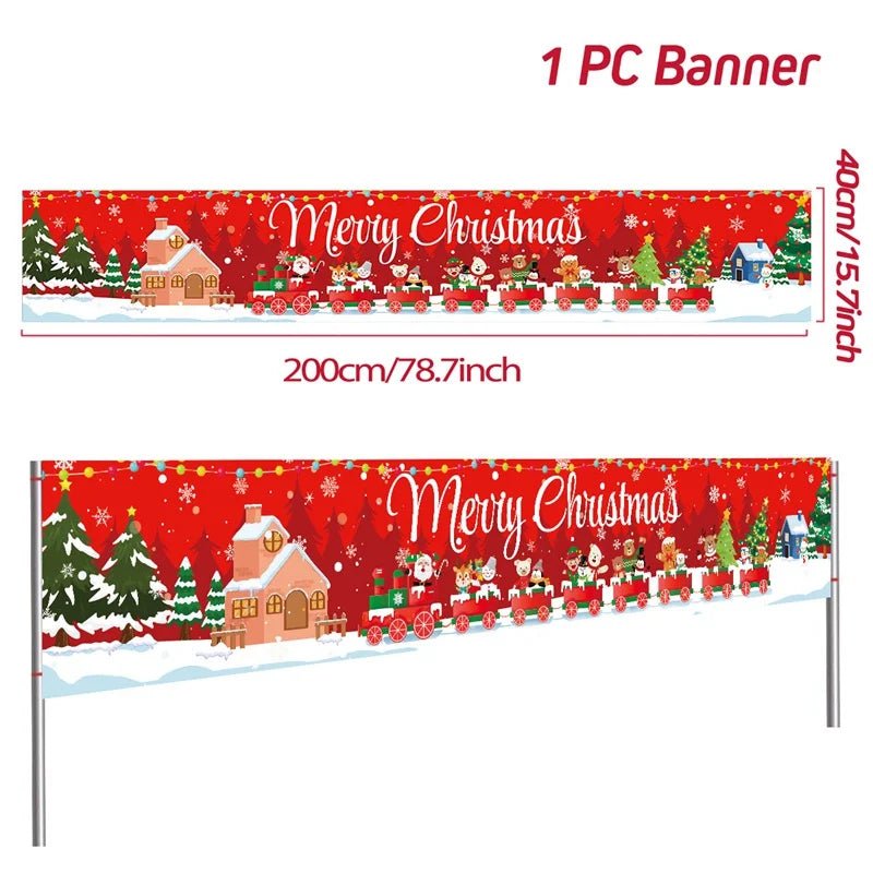 Merry Christmas Garden Flag - Cake Pops Parties