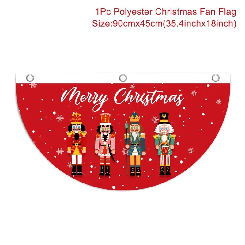 Merry Christmas Garden Flag - Cake Pops Parties