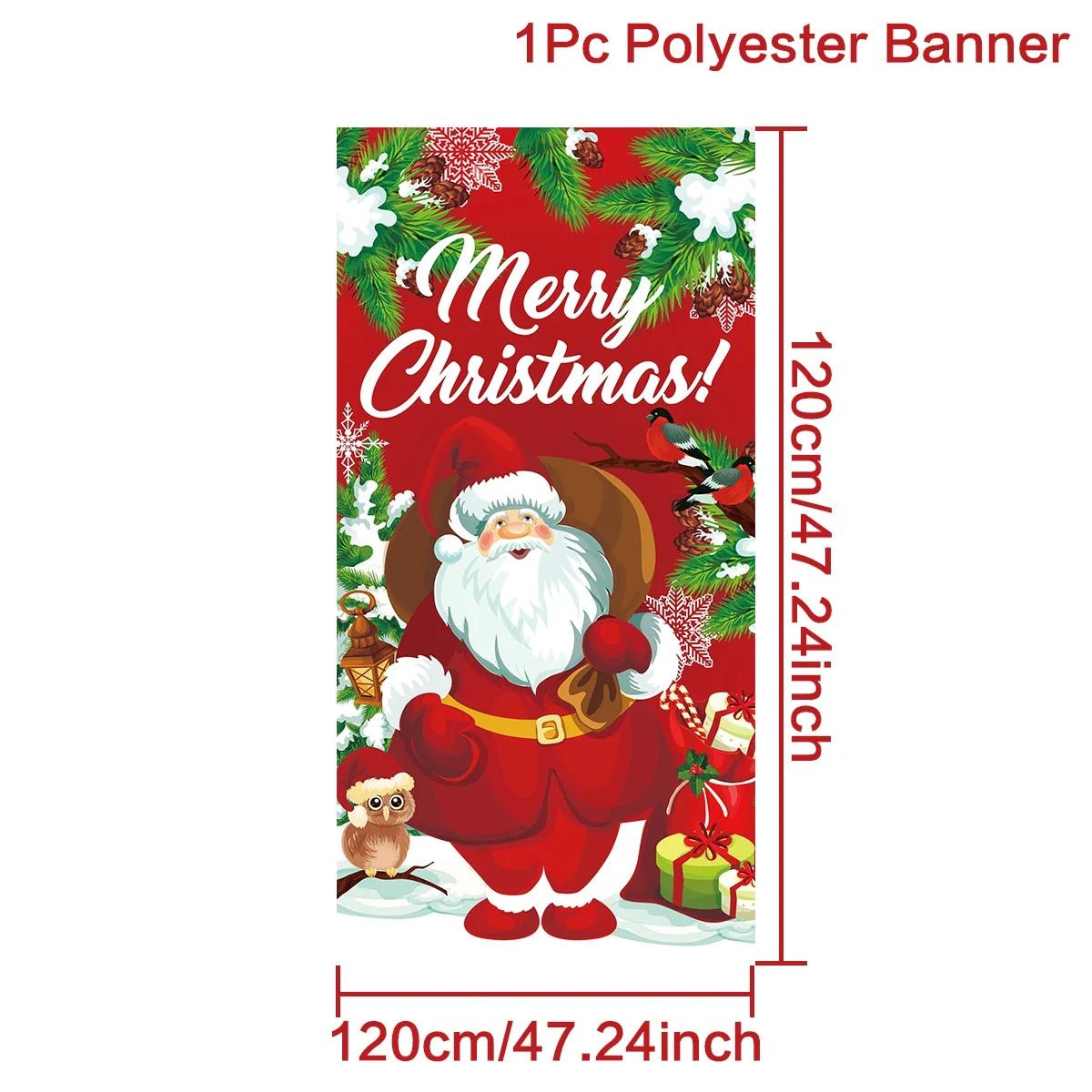 Merry Christmas Garden Flag - Cake Pops Parties