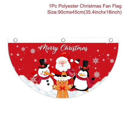 Merry Christmas Garden Flag - Cake Pops Parties