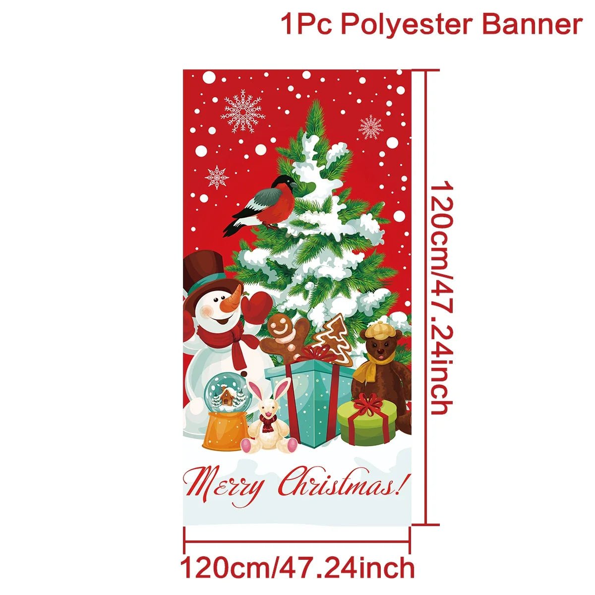Merry Christmas Garden Flag - Cake Pops Parties