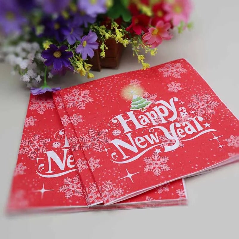 Merry Christmas Napkin Set - Cake Pops Parties