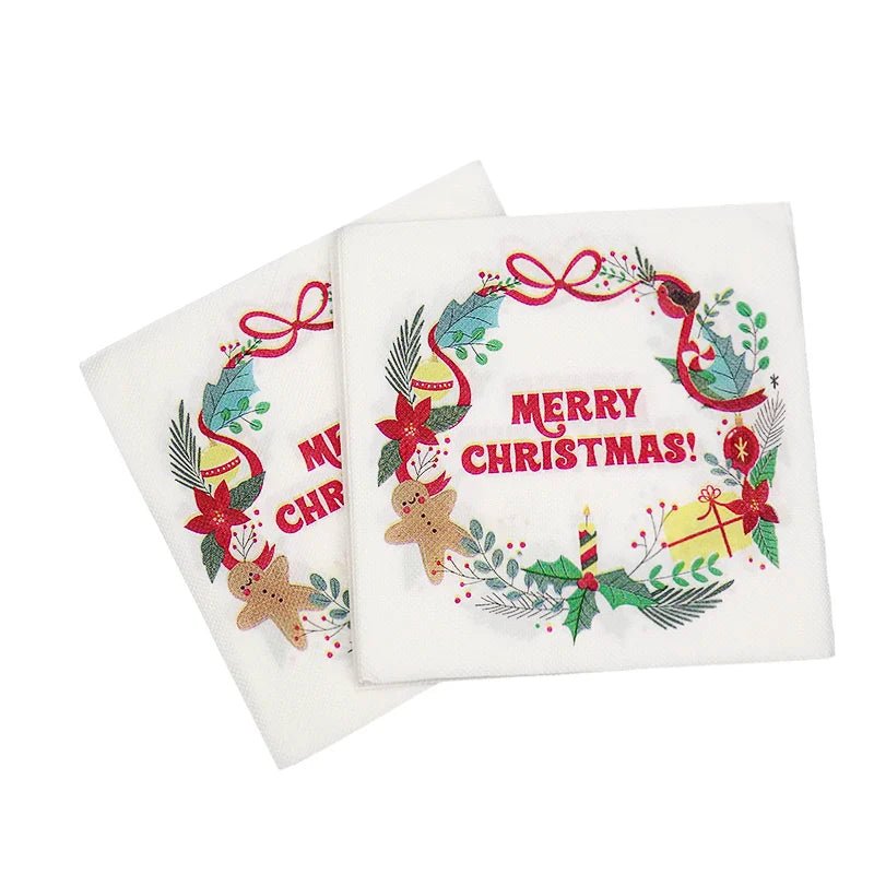 Merry Christmas Napkin Set - Cake Pops Parties