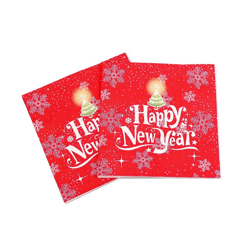 Merry Christmas Napkin Set - Cake Pops Parties