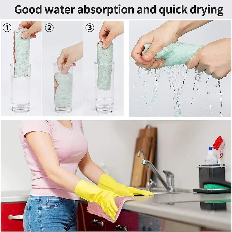 Microfiber Kitchen Cleaning Towels - Absorbent & Non - Stick - Cake Pops Parties