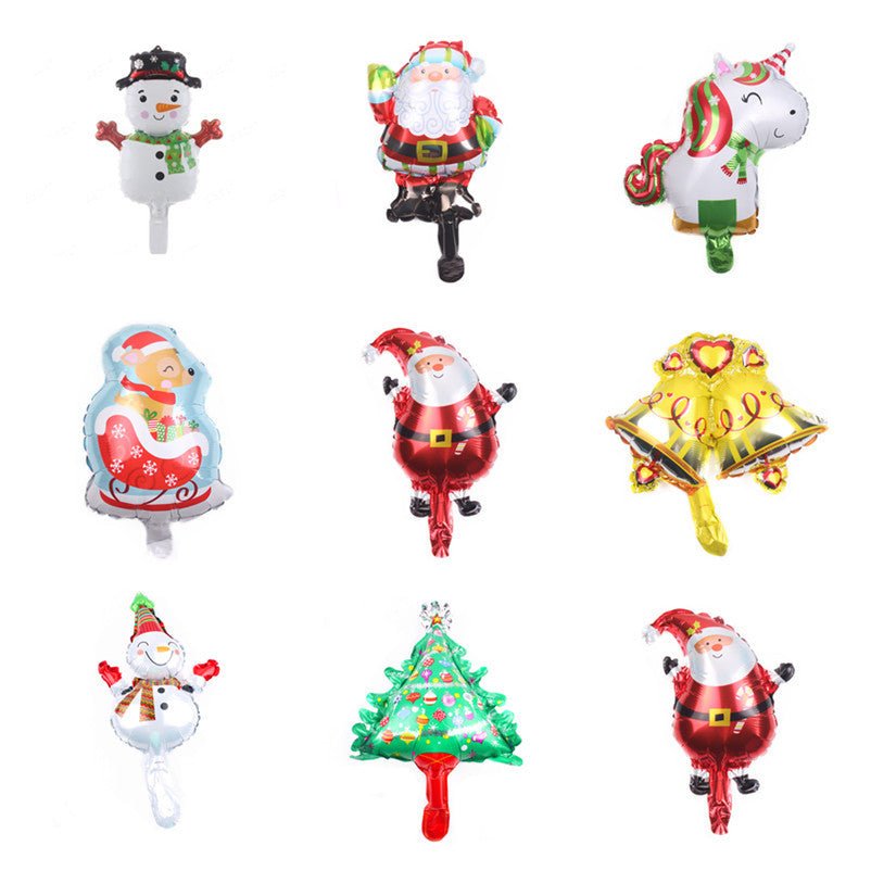 Mini Christmas Snowman Balloons - Cake Pops Parties