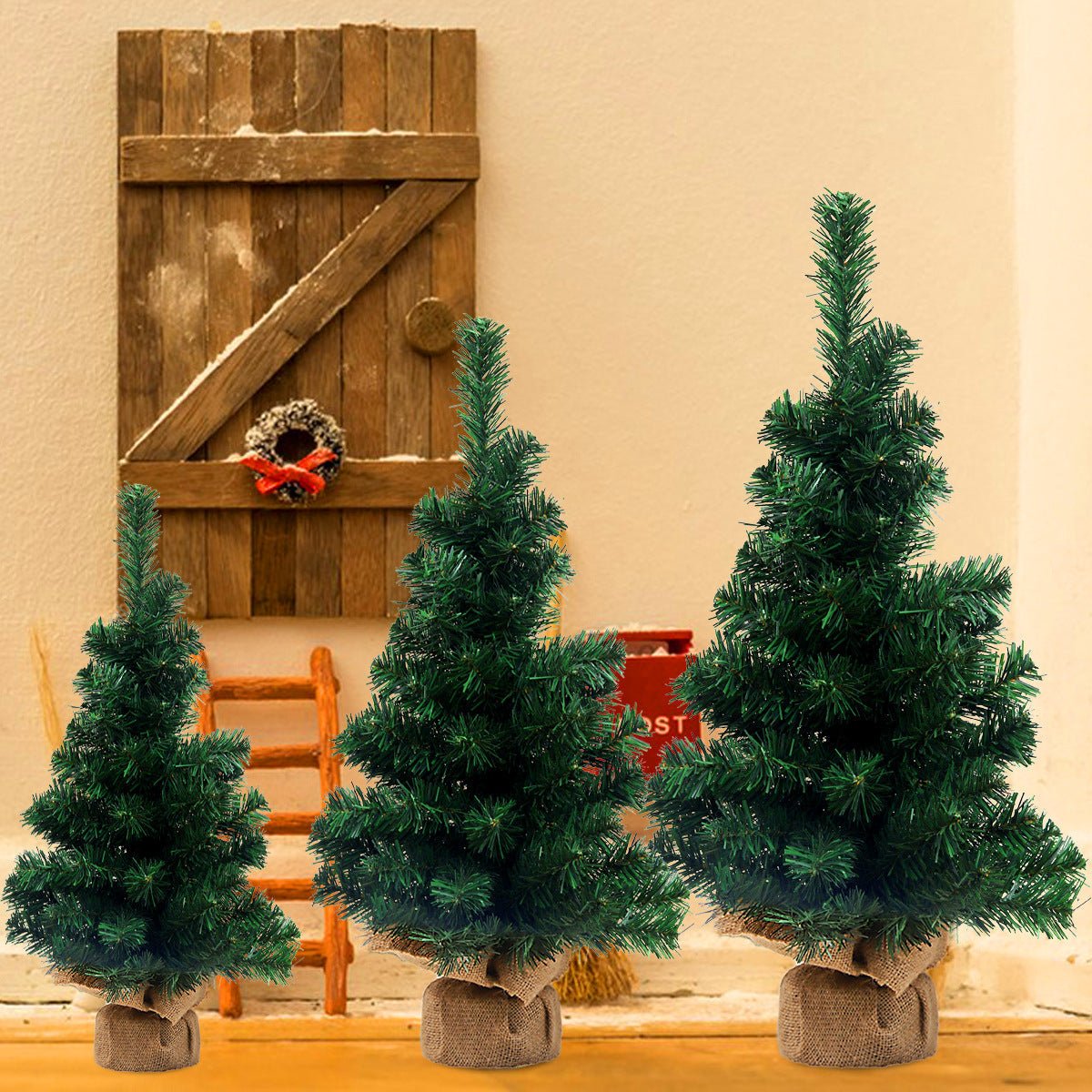 Mini Christmas Tree Ornaments Set - Cake Pops Parties