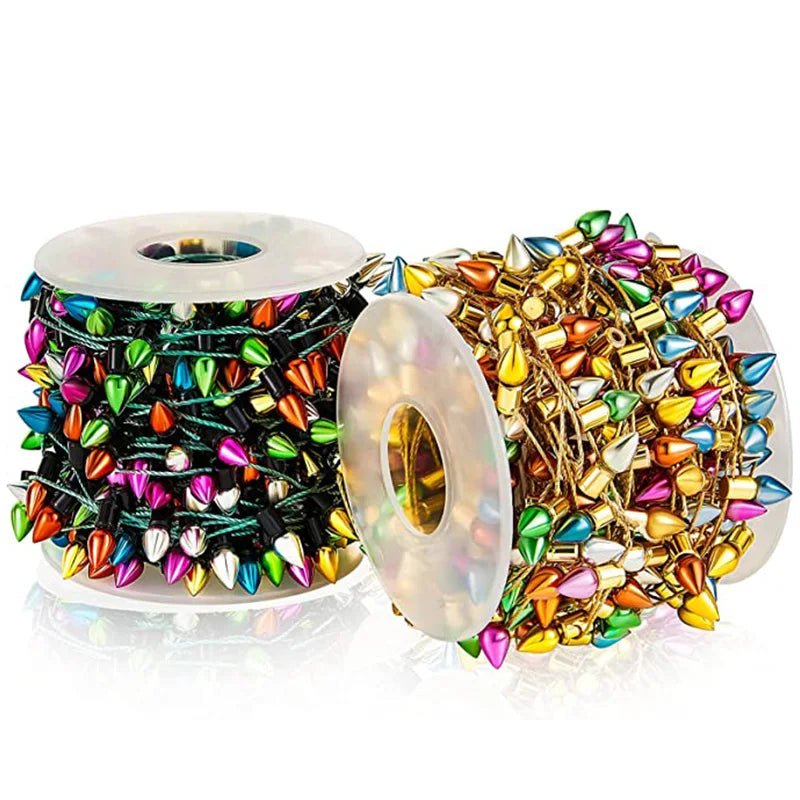 Mini Colorful Christmas Fairy Lights - Dollhouse Decor - Cake Pops Parties