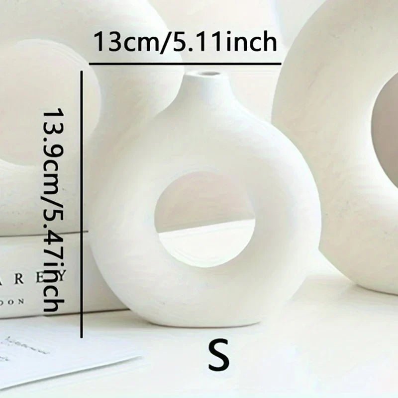 Modern Ceramic Donut Vase - Cake Pops Parties