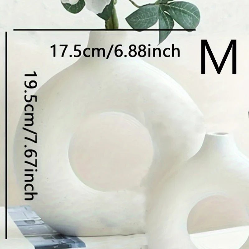 Modern Ceramic Donut Vase - Cake Pops Parties