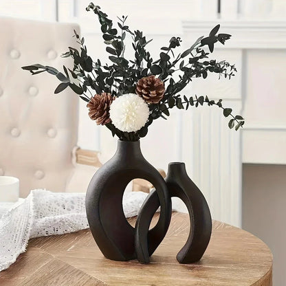 Modern Ceramic Vase Set - Nordic Boho Style - Cake Pops Parties