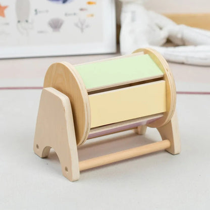 Montessori Infant Wooden Coin Ball Drum - Cake Pops Parties