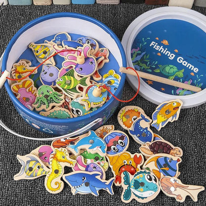 Montessori Magnetic Fishing Toy Set - Cake Pops Parties
