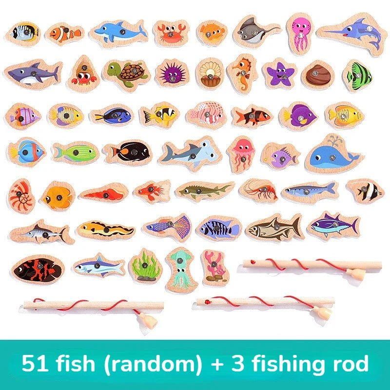 Montessori Magnetic Fishing Toy Set - Cake Pops Parties