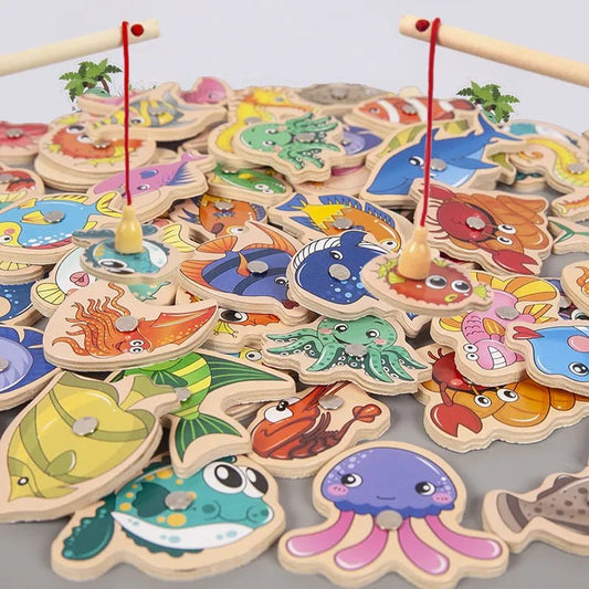 Montessori Magnetic Fishing Toy Set - Cake Pops Parties