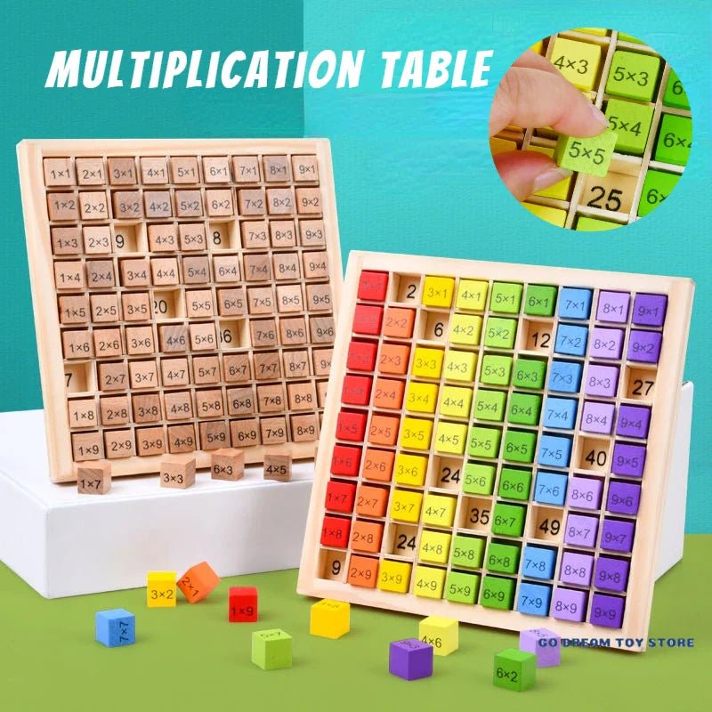 Montessori Multiplication Table Wooden Toy - Cake Pops Parties
