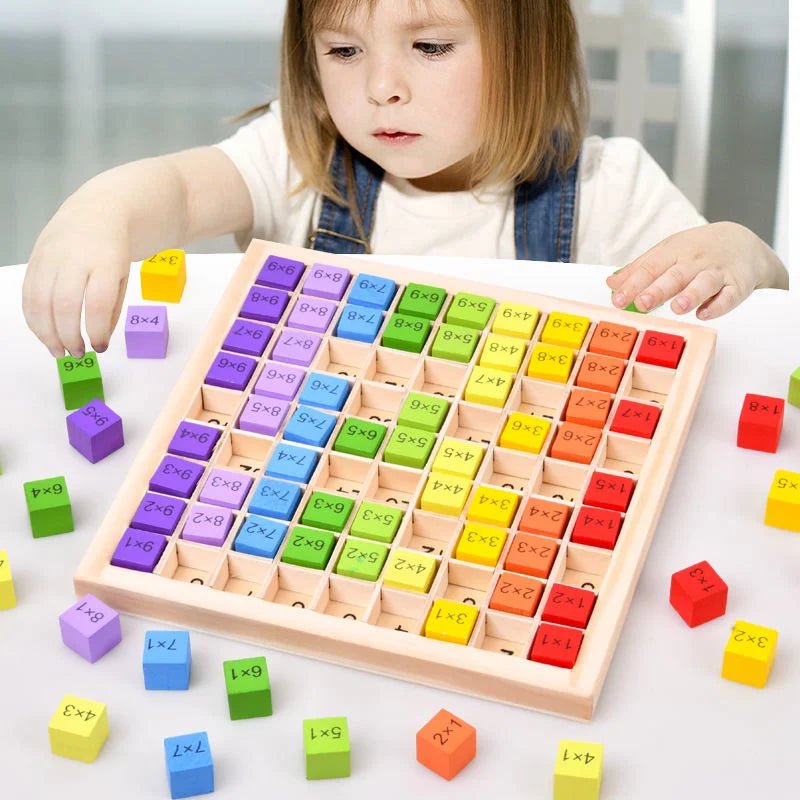 Montessori Multiplication Table Wooden Toy - Cake Pops Parties
