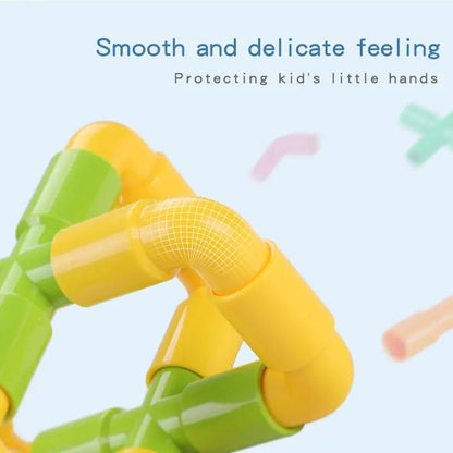 Montessori Water Pipe Building Blocks Toy - Cake Pops Parties